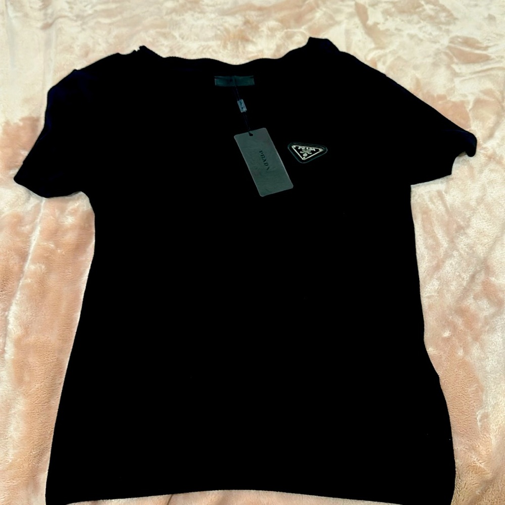 Prada Black Women’s Sweater Shirt - Classic & Elegant